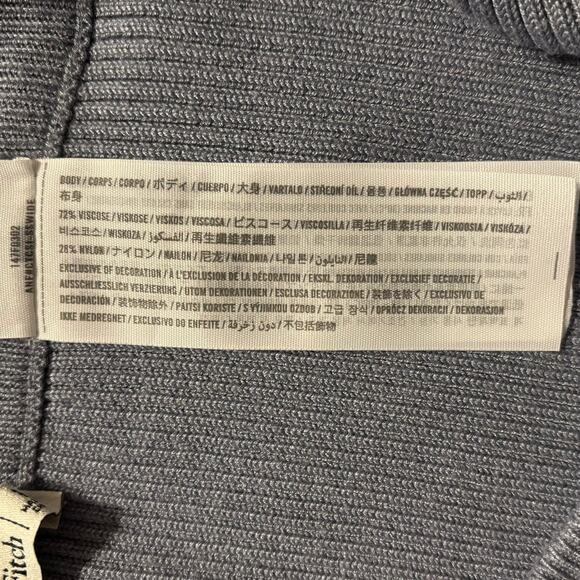 Abercrombie & Fitch Light Gray Flare Pants - Picture 5 of 9